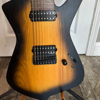 None 8 string Iceman Guitar Iceman 8 2023 - Matte tobacco sunburst image 5