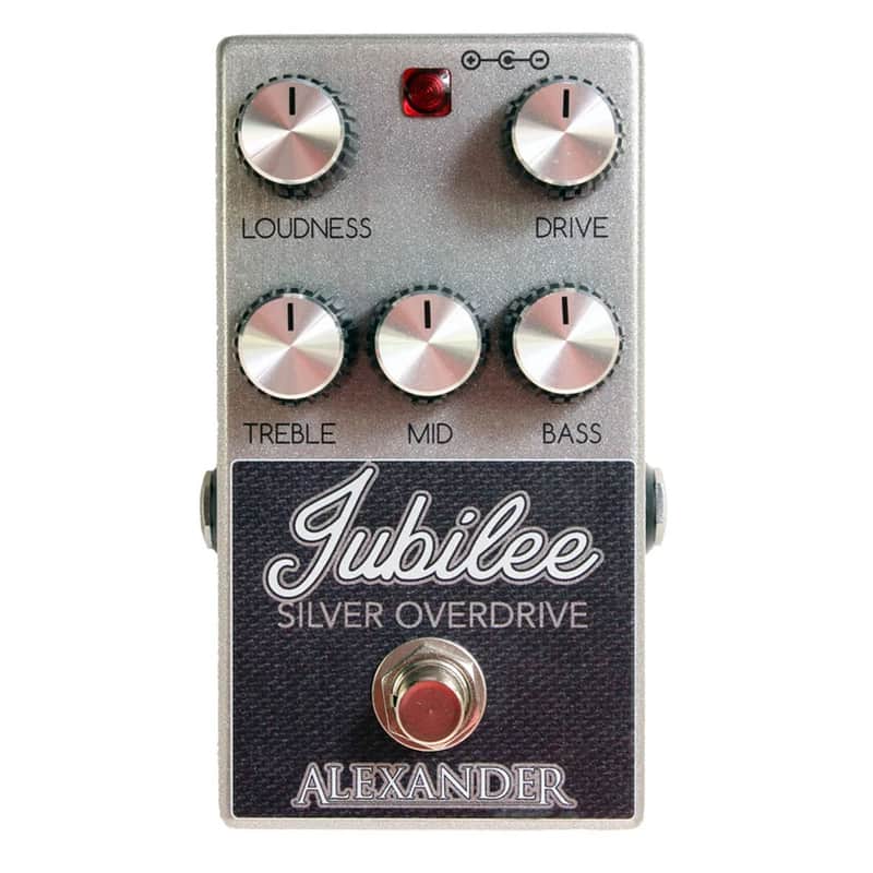 Alexander Pedals Jubilee Silver Overdrive Effects Processor image 1