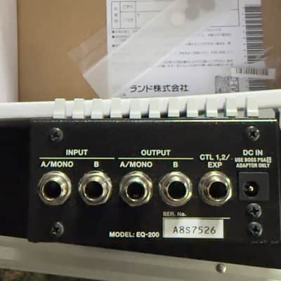Boss EQ-200 Equalizer 2019 - Present - Black image 8