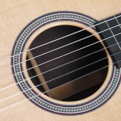 Martin Custom Shop 0 -12 Fret Indian Nylon 2014 Natural Satin back and sides, gloss top image 3