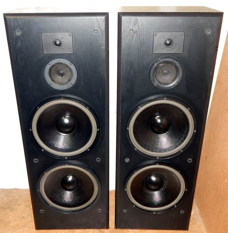 KLH AV-55 semi vintage large tower speakers image 1