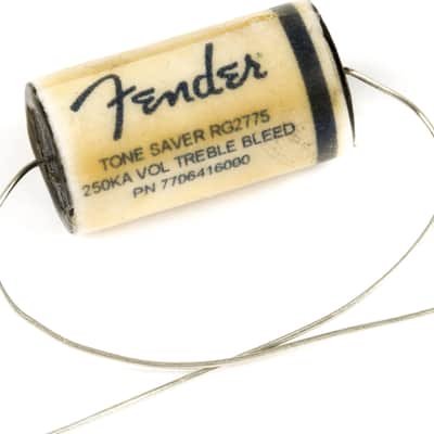 770-6416-049 Genuine Fender 250k TONE SAVER Guitar Tone Cap w/Treble Bleed 7706416049