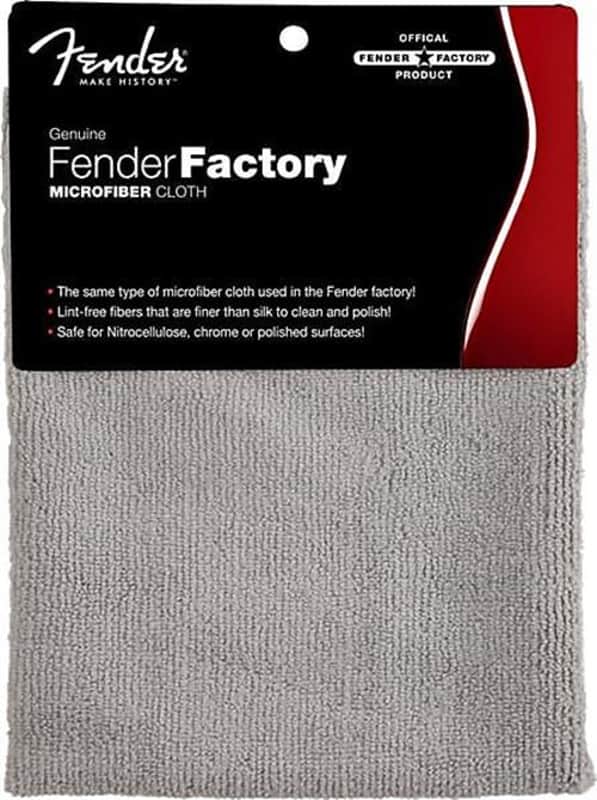 Fender® Factory Microfiber Cloth, Gray image 1