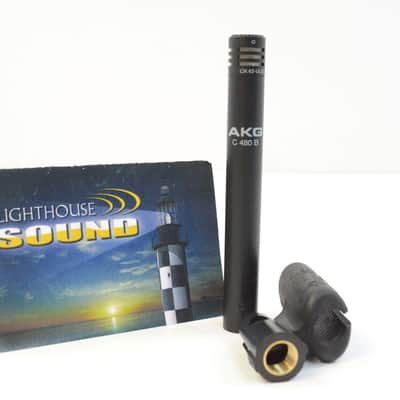 AKG C 480 B Condenser Microphone CK63 ULS Cardioid Capsule w/Clip C480B image 1