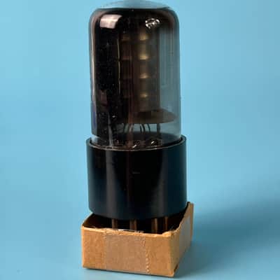 1953 General Electric 6V6 Vintage Smoked Glass Vacuum Tube! Tests Good! T564 image 4