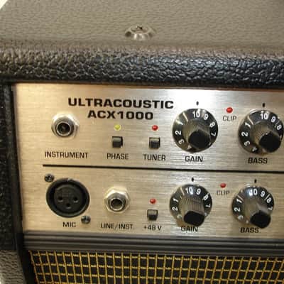 Behringer ULTRACOUSTIC ACX1000 2x60W Acoustic Guitar Amp image 4