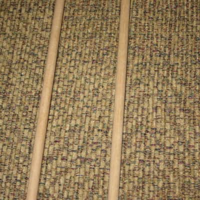 ONE pair new old stock (with packaging) Malletech OR45B Orchestra Series Mallets (Bells, Xylophone, Glock and multi-percussion) 1 and 1/8" Hard Heavy White Ball Heads, Orchestra Length Birch Handles (from around 2019) Made in USA image 8