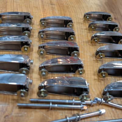 Tama 16X bass drum lugs Swingstar/rockstar - Chrome image 3