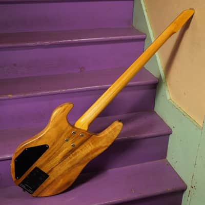 1994 Chip Wilson w/Kubicki Headless Fretless Neck Electric Bass Guitar (VIDEO! Fresh Setup) image 14