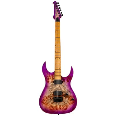 Spira S-450 TPP 450 Series Double Cutaway Roasted Poplar Flamed Maple Top Canadian Roasted Maple Neck 6-String Electric Guitar image 3