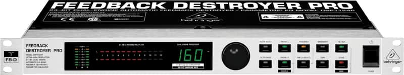 Behringer DSP1124P 24-Bit Dual Engine Digital Feedback Suppressor/Parametric EQ (MINT) image 1