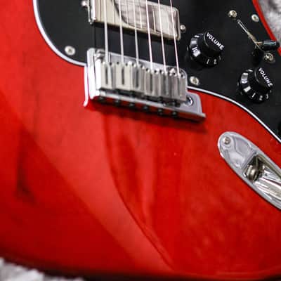 Fender American Pro II Stratocaster HH | Crimson Transparant image 4
