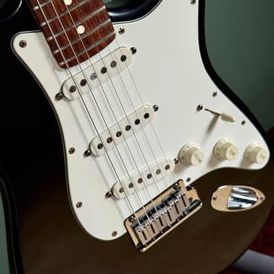 Fender American Standard Stratocaster 50th Anniversary, Black, 1996 Vintage image 4