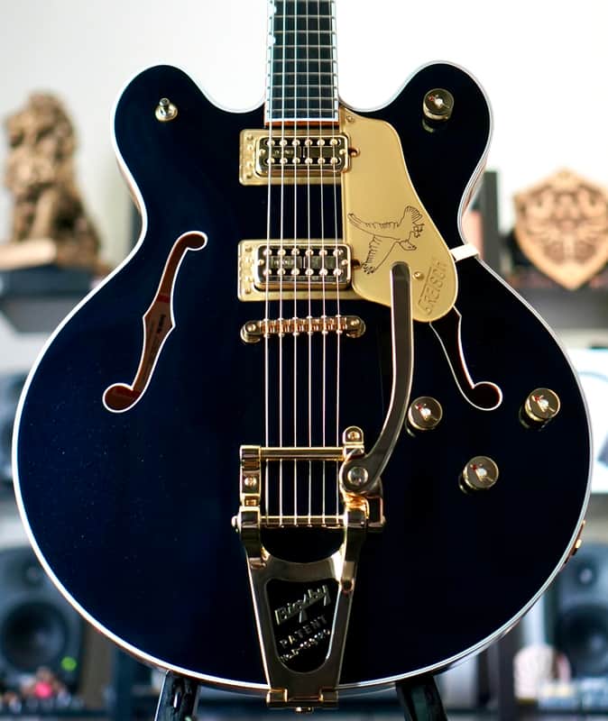Gretsch Falcon Center Block LTD Double Cut w/Bigsby Ebony Board Midnight Sapphire 2025 image 1