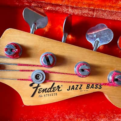 Fender Jazz Bass 1977 Jazz Bass 1977 - Sunburst image 5