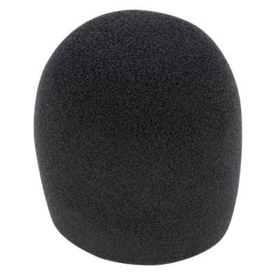 Pig Hog Foam Microphone Windscreen Ball - 5 Pack, Black image 3