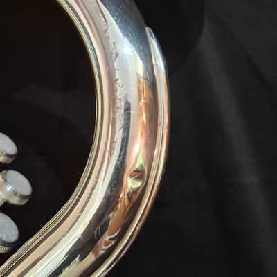 Yamaha YEP-321S Intermediate 4-Valve Euphonium - Silver-Plated image 8