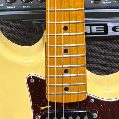 Fender Eric Johnson Thinline Stratocaster with Maple Fretboard 2018 - 2019 - Vintage Blonde image 4