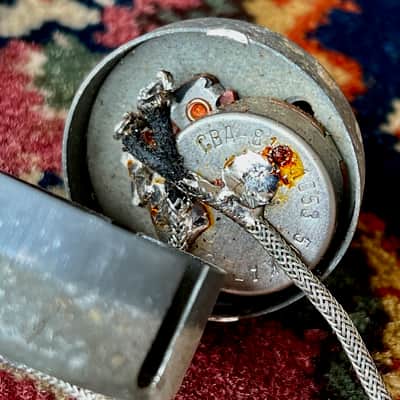 1965 complete Gibson CBA wiring loom harness pots jack image 11