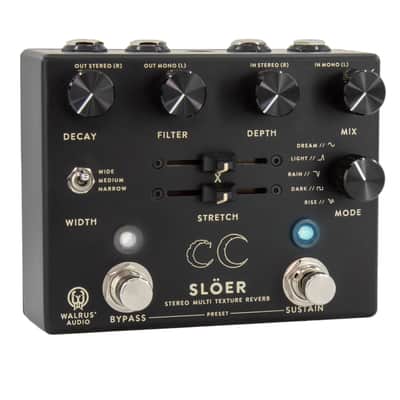 Walrus Audio SLOER Stereo Ambient Reverb Pedal - Black imagen 2