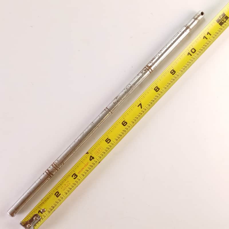3/8x11 5/8" Straight Disappearing Spur/Cymbal Arm Rod Chrome Stand Part 5/16"top image 1