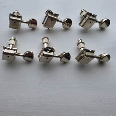 Gotoh SD91 in-line Vintage Style Tuners for Fender Strat/Tele - NICKEL image 1