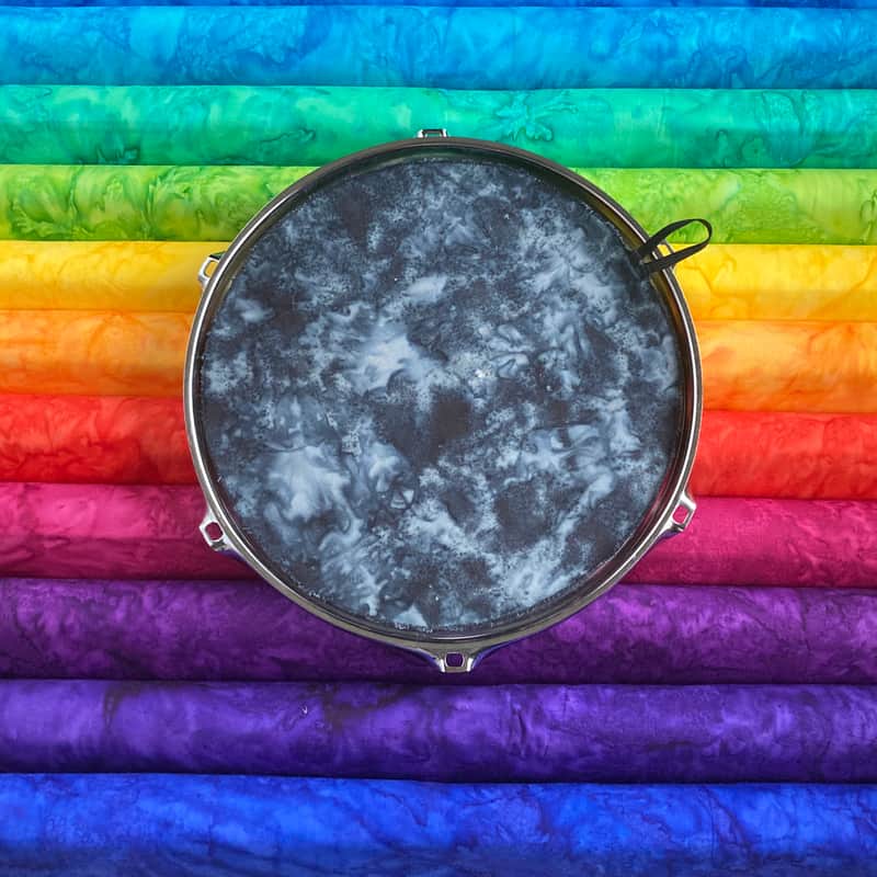 10" single layer Drum Bunny cotton drum cover - dampener - partial mute - compare to Drum Tortillas - Quesadilla - Big Fat Snare image 1