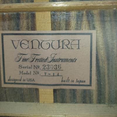 Ventura V-14 Late 60's Natural Made in Japan image 4