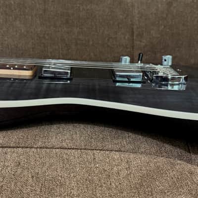 G&L Tribute Series ASAT Deluxe Carved Top with Rosewood Fretboard 2025 Model in Transparent Black image 13