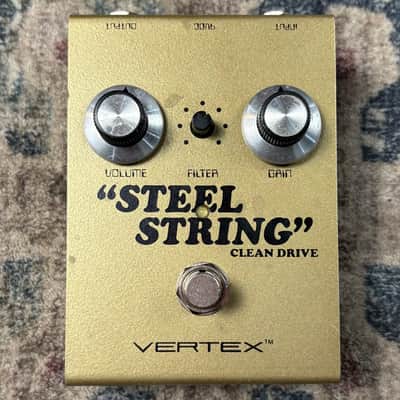 Vertex Steel String Clean Drive Guitar Effect Pedal w/ Box & Paperwork! image 2