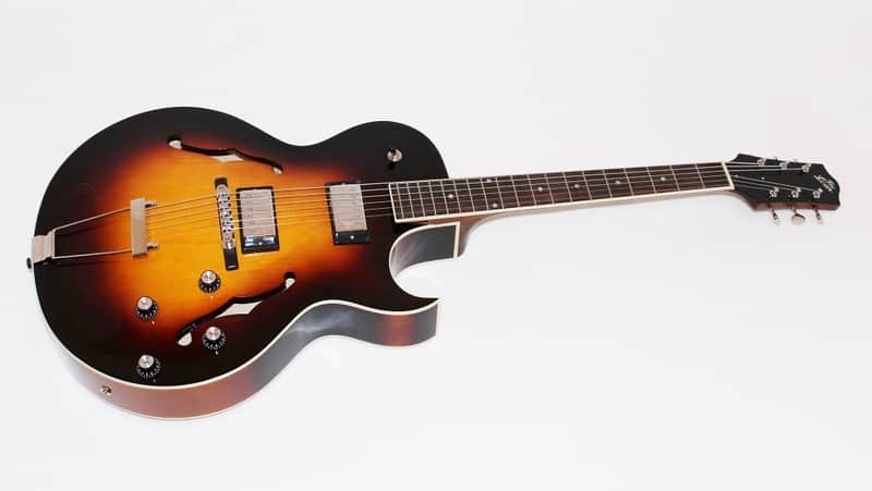 The Loar LH-280-C Archtop Hollowbody Electric Guitar Sunburst image 1
