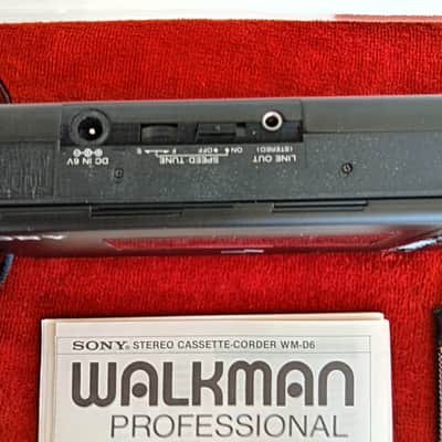 Sony WM-D6 Professional Walkman Portable Stereo Cassette Recorder image 4