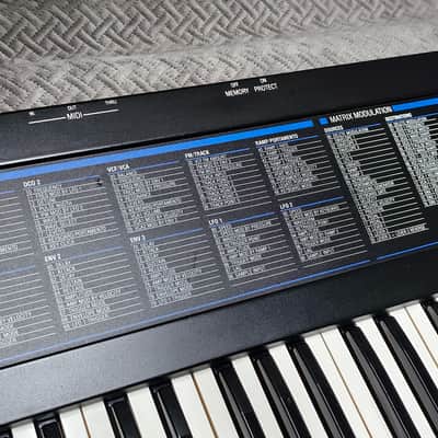 Oberheim Matrix-6 ✅ Rare Vintage Synthesizer from the '80s ✅ Legendary Analog Matrix Modulation ✅ Software Version 2.15 ✅ Fully Serviced ✅ Worldwide FREE Shipping!! Bild 9