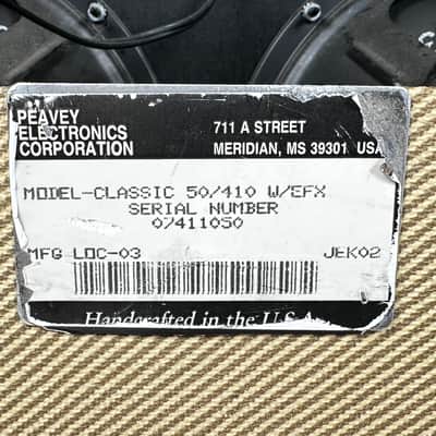 Peavey Classic 50/410 Tube Combo Amp image 8