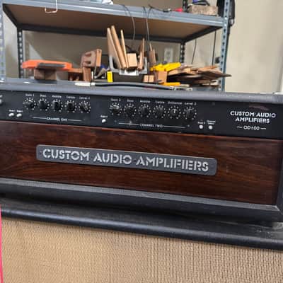 Custom Audio Amplifiers OD-100 SE 3-Channel 100-Watt Guitar Amp Rosewood Head image 2