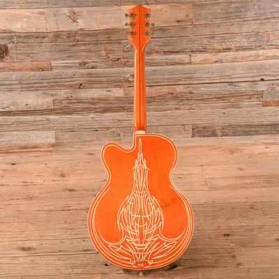 Gretsch Custom Shop Stephen Stern Masterbuilt 6120 Orange Pinstripe 2006 - Zac Brown image 5