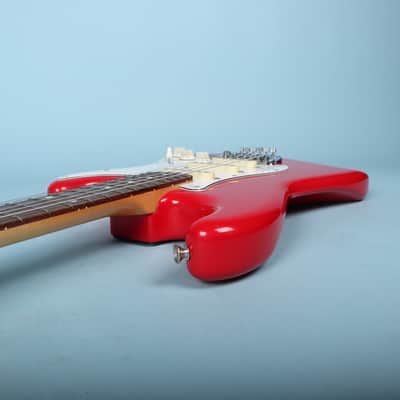 1987 MIJ Squier Ferrari Red Contemporary Stratocaster System 1 Electric Guitar image 10