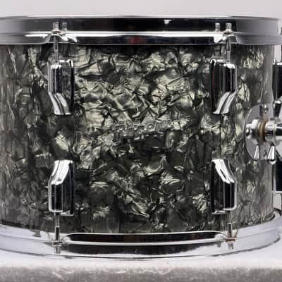 Rogers 22/13/16/5x14" 60's Drum Set - Black Diamond Pearl image 10