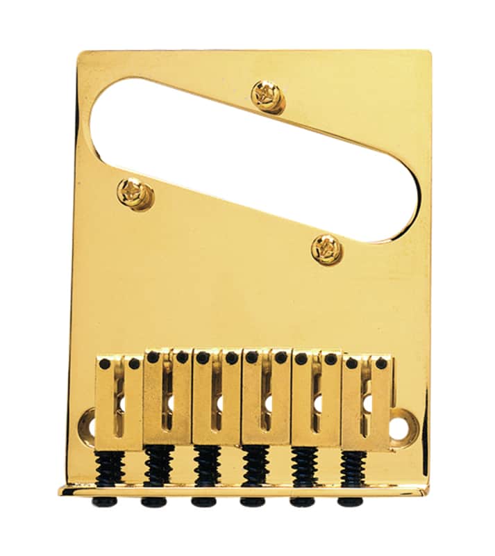 Fender 6-Saddle American Series Telecaster Bridge Assembly Gold