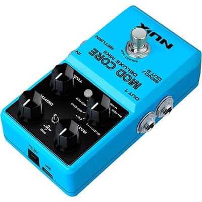 Mint NUX Mod Core Deluxe MKII Modulation Effects Pedal in Blue with 8 modes image 4