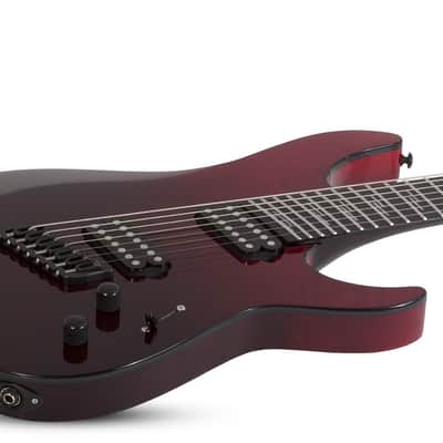 Schecter Reaper-7 Elite Multiscale LH 2185 - Blood Burst (2185) image 7