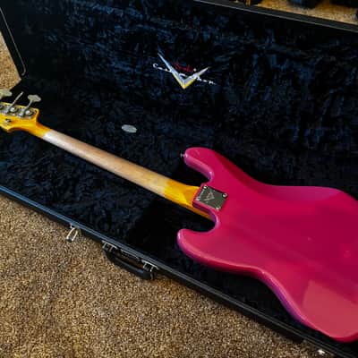 Fender Custom Shop Time Machine Journeyman 1965 Jazz Bass, Faded Dakota Red Rosewood image 17