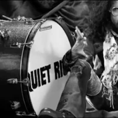 Frankie Banali's Quiet Riot, Anvil Cases 19.5"x9.5" Utility Carrying Case, Stenciled 1980's - Black image 6