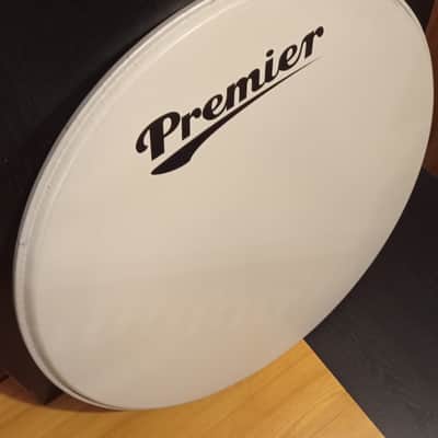 Premier 24" Bass drum head 90s-00 - White 🤍 image 2