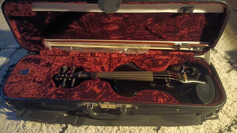 Fender FV-1 Electric Violin - Gloss Black image 1