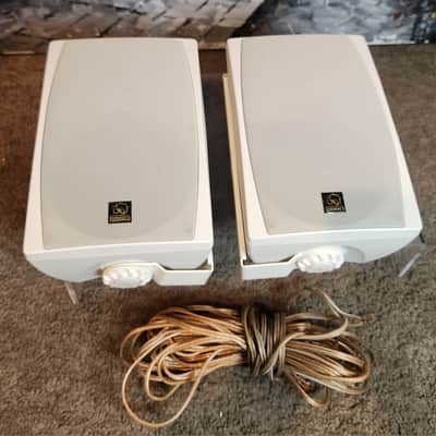 HOMETECH SONANCE HomeTech Pair of White Indoor/Outdoor speakers 90s  - White image 3
