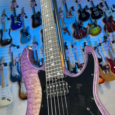 Kramer Volante Quilt HHFR Electric Guitar - Ultraviolet Burst GET PLEK'D! 978 image 5