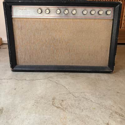 Silvertone Model 1474 Reverberation Twin Twelve 50-Watt 2x12 Guitar Combo 1960s - Black image 1