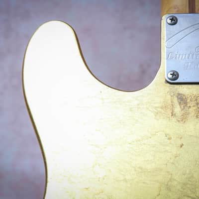 FENDER CIJ Hellecasters Limited Edition Will Ray "JAZZ-A-CASTER" Telecaster "Gold Foil Leaf + Maple" (1997) image 18