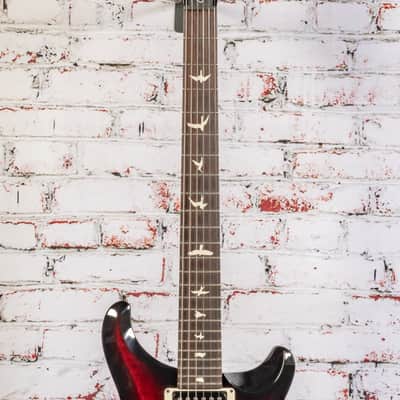 Mint PRS - Paul Reed Smith S2 Custom 24 - Electric Guitar - Fire Red Smokeburst - w/ Gigbag x4464 image 3